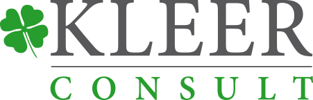 Kleer Consult Logo Grau-grün